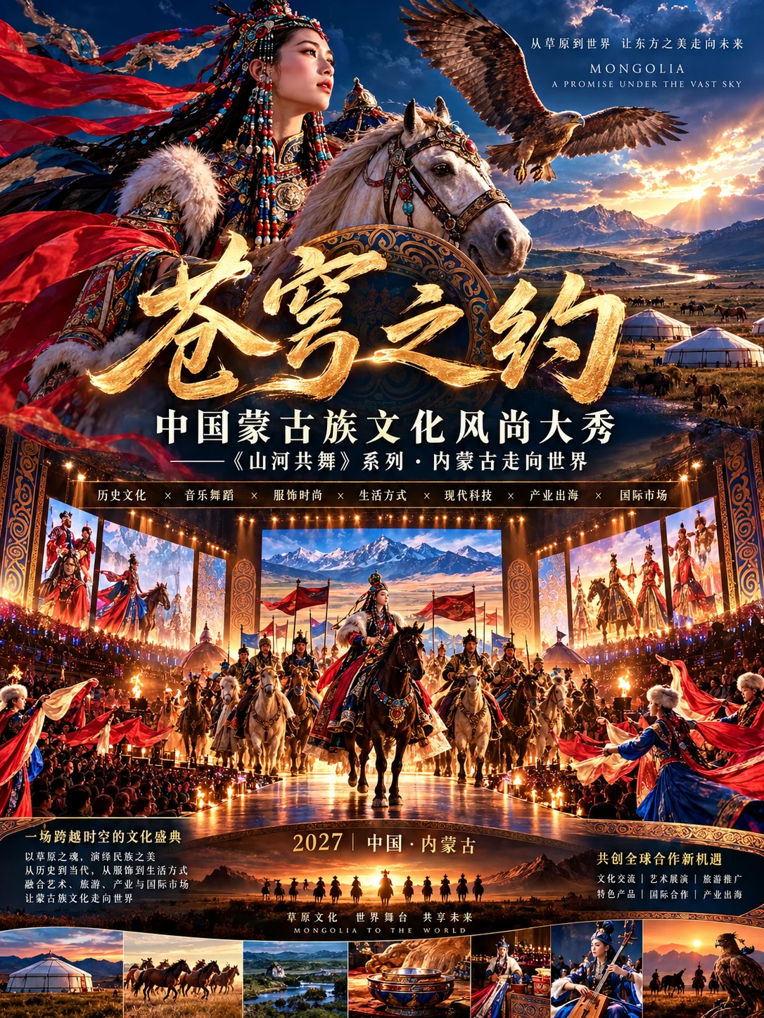 A Promise Under the Vast Sky — Mongolian Cultural Fashion Spectacle